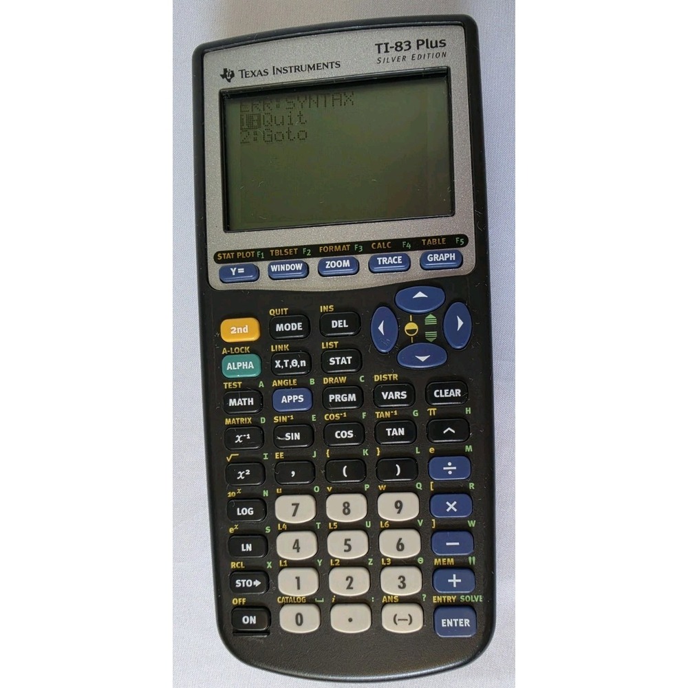 Texas Instruments TI 83 Plus Graphing Calculator Silver Edition Tested - Picture 5 of 5